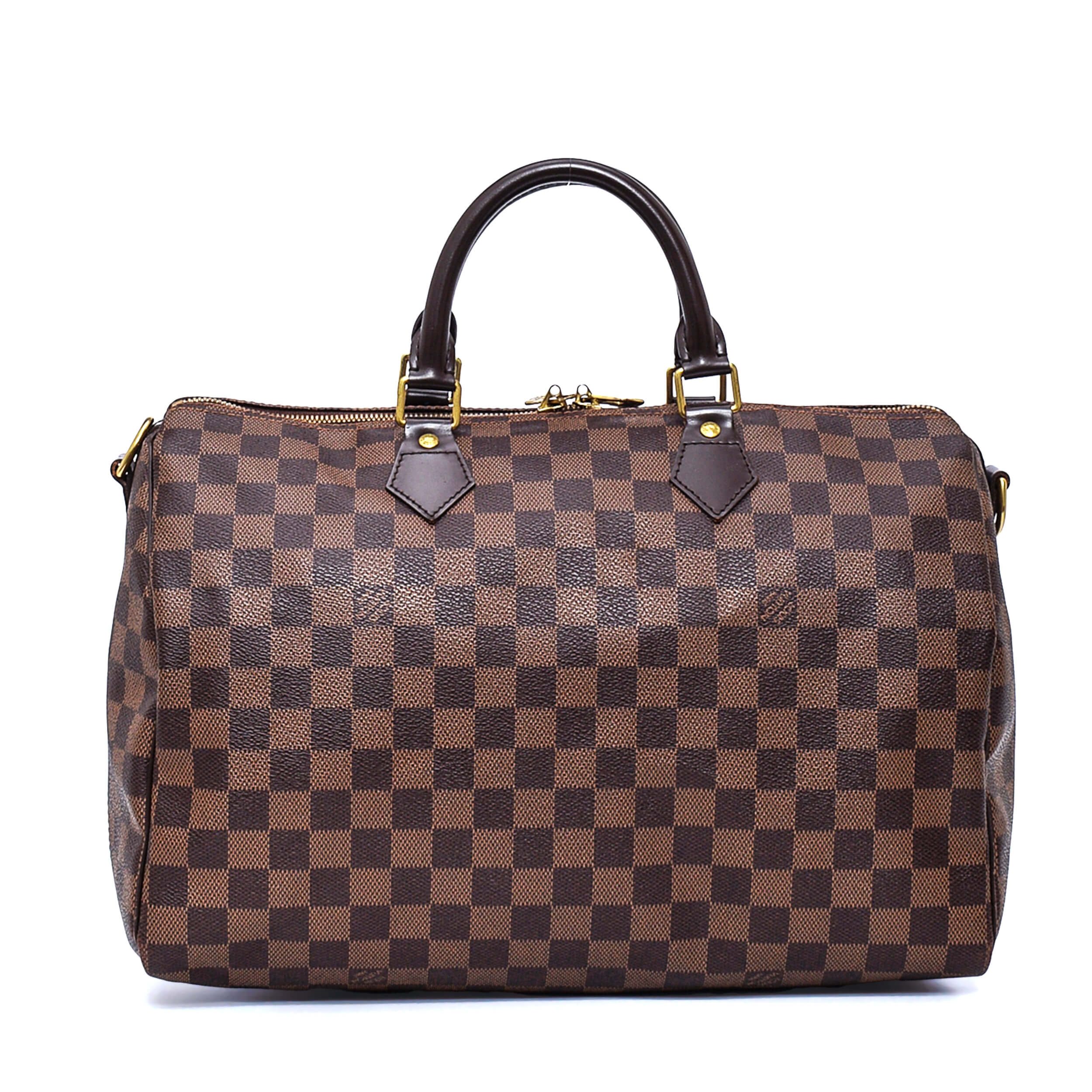 Louis Vuitton - Damier Ebene Canvas Speedy 35 Bag